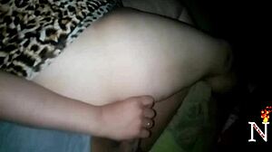 Latina Opens Pussy for Big Black Cock