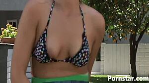 Adorable Teen Meadow Soprano In Lingerie Fucks Boyfriend Outdoors, Gets Facial Cumshot.