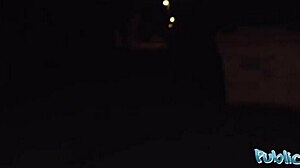 Ginger Babe Squirts on Cock Publicly