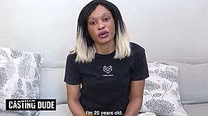 Stuffing my big fat cock into this amazing black pussy, man