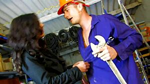 Skinny Whore Gets Rough Anal Fucking in Roleplay.