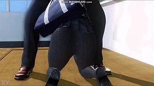 Brunette Student Sucks Teacher's Cock Intensely In Classroom