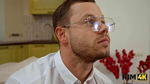 russian couple tries rimjob for first time