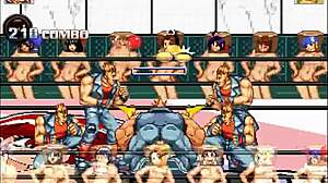 hentai mugen rogue gets gangbanged in doggystyle with creampie