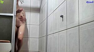 I Caught Her and Fucked My Sister-In-Law's Wet Shaved Pussy in the Shower