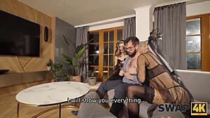 Swap4k veronica leal seduced young 18+ bisexual chick boyfriend cuckolding