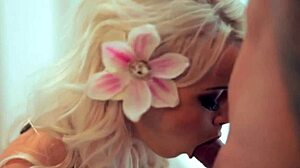 In this erotic cfnm scene, she delivers a passionate blowjob, culminating in a cumshot