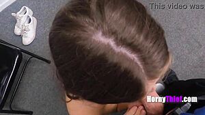 Sweet Stealing Teen 18+ Gets in Trouble with Veronica Church