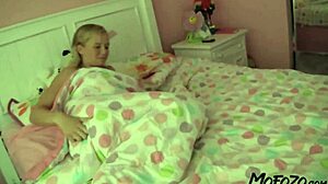 Blonde Teen Takes Monster Cock