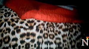 Latina Opens Pussy for Big Black Cock