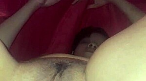 latina’s gorgeous pussy squirts hard craving a tongue lick