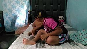 Stepsister and I fuck to resolve argument