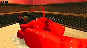 Demon Girl SEDUCES with HOT OILED Body in SAUNA on Roblox