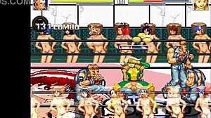 hentai mugen rogue gets gangbanged in doggystyle with creampie