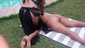 got wet during massage by naughty odalisque taissa winkler