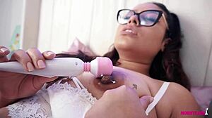Linda, curvy Peruvian, tests new dildo while parents are out. Kassandra Miller’s wild ride!
