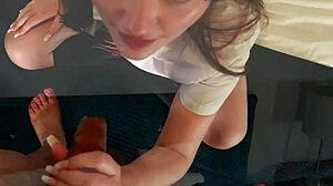 Blonde Student Gets Railed In Uniform