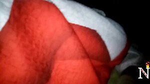 Latina Opens Pussy for Big Black Cock