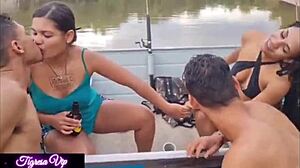 Tigresa VIP takes huge cocks in ass with Mia Bucetinha!