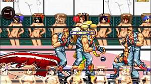 hentai mugen rogue gets gangbanged in doggystyle with creampie