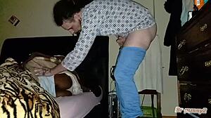 Dr Pussy2 - Angolan Half-Sister Fucked by Huge White Cock in Hot Pussy