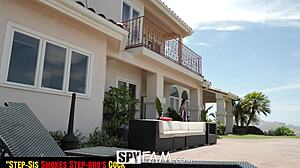 Spyfam Step Sister Lily Adams Fucked And Facialed By Brother!