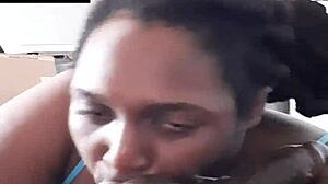 Sloppy Blowjob With Cum In Mouth