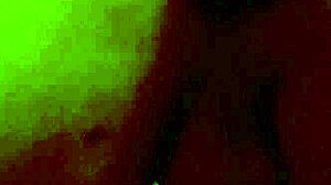 Asshole stretching in shower with big cock