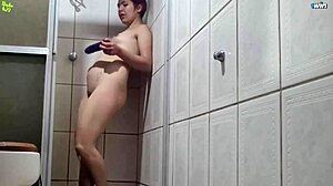 I Caught Her and Fucked My Sister-In-Law's Wet Shaved Pussy in the Shower