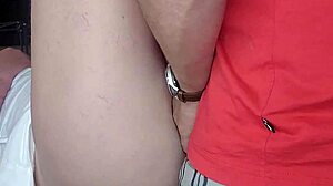 Cute hairless babe exposes nipples before close-up pussy fucking