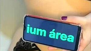 Brazilian Blonde With Fine Waist And Giant Ass In Dark Pov Amateur.