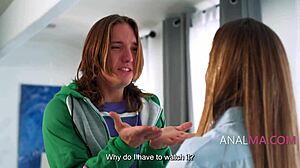 stepson and bully double penetrate the neighbor anal whore stepmom! 🔥