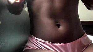 My first video: sexy striptease with clothes ripped while dancing