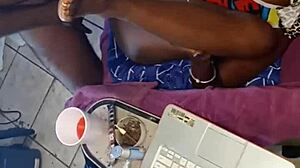 African American MILF Gets Fucked Then Heads to the Gloryhole for More