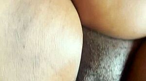 Pregnant slut gets messy anal during her surprise visit