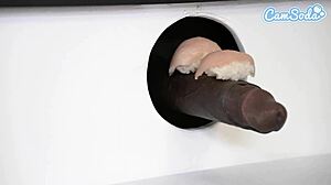 Big Tit Lesbian Milfs Sushi Glory Hole Experience - Bbc Blowjob And Cute Asian Teen 18+