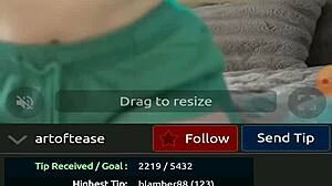 Artoftease Webcam Slut Shows Tits And Body