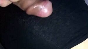 sleepover with my friend in mini black shorts