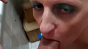 German MILF Sandra Gives Intense Blowjob!