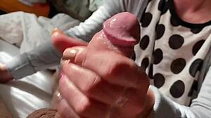 intense foreskin play and handjob with aftercare