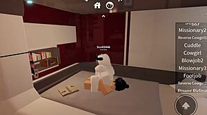 Fucking horny bitch roughly on roblox