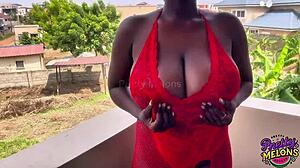 I titty fuck her huge boobs