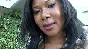 Asian Big Tits Mom Gets Facial Cumshot in Stockings and Heels