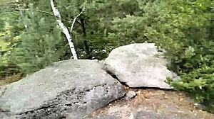 Solo Shemale Ladyboy Engages In Glasswork Porn On Road.