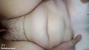 Naughty couple with beautiful tits eating pussy in the bush 😍
