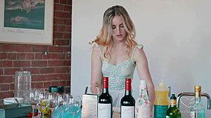 Woody, Violet Devine, Trixie Monroe, and Nova Leo go wild with wet pussy face fucking and squirting in stockings.