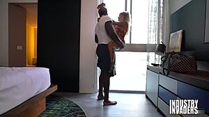 Petite Slut Blows Huge Black Dick