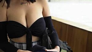 I Encounter a Busty Latina on the Street and Offer Money for a Homemade Encounter