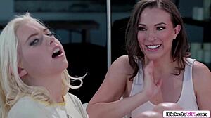 Lesbian Babes Dare Bff To Lick Pussy.