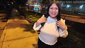 Latina Bbw Met A Stranger Backstage On The Streets Of Lima